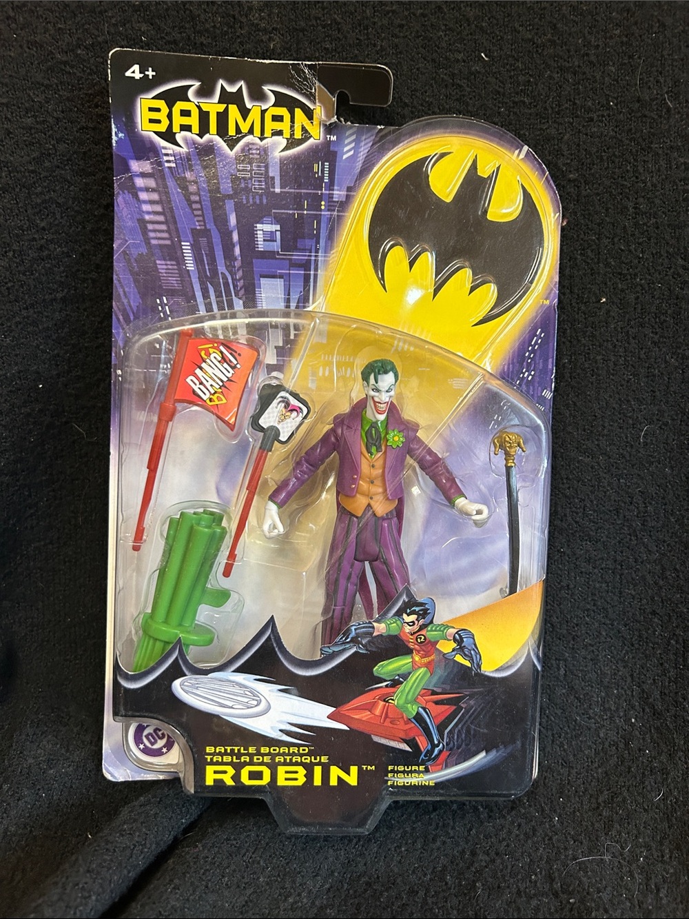 2003 Batman Joker Action Figure – Mismatched Label / Factory Error